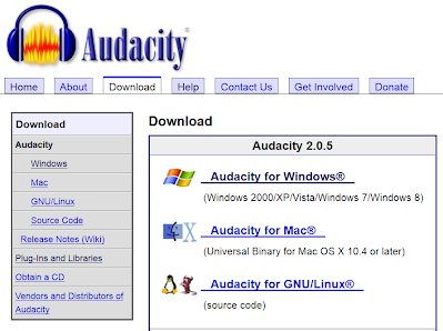 www.audacityteam.org / download